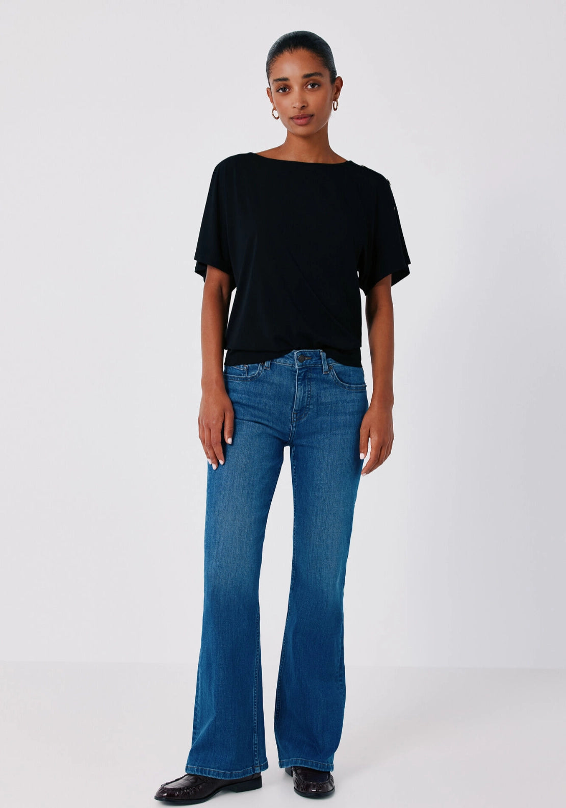 Fluid basic top - Black