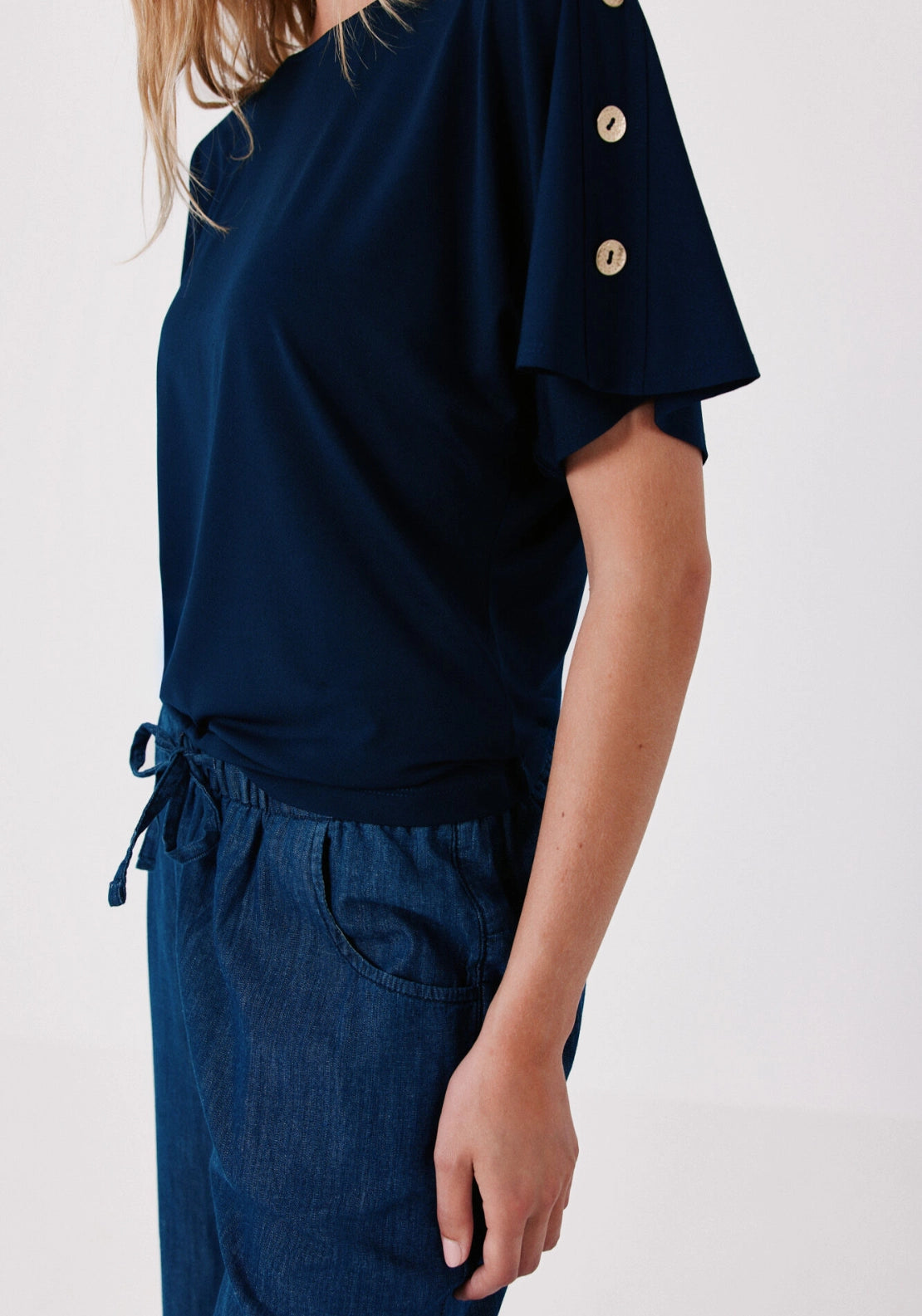 Fluid basic top - Navy