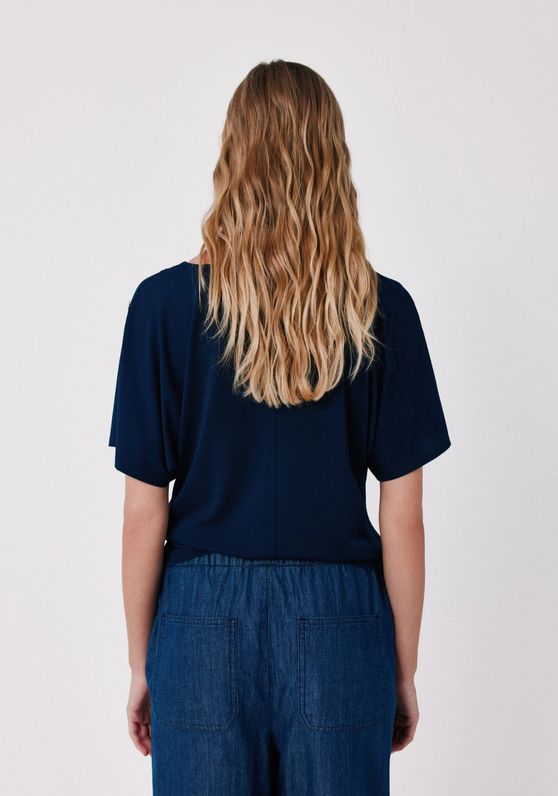 Fluid basic top - Navy