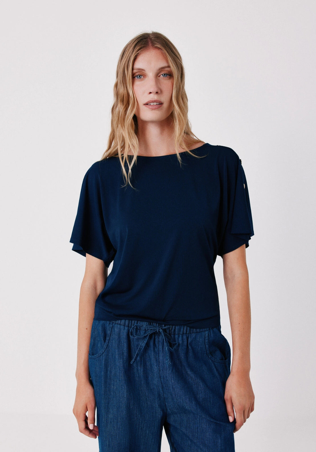 Fluid basic top - Navy