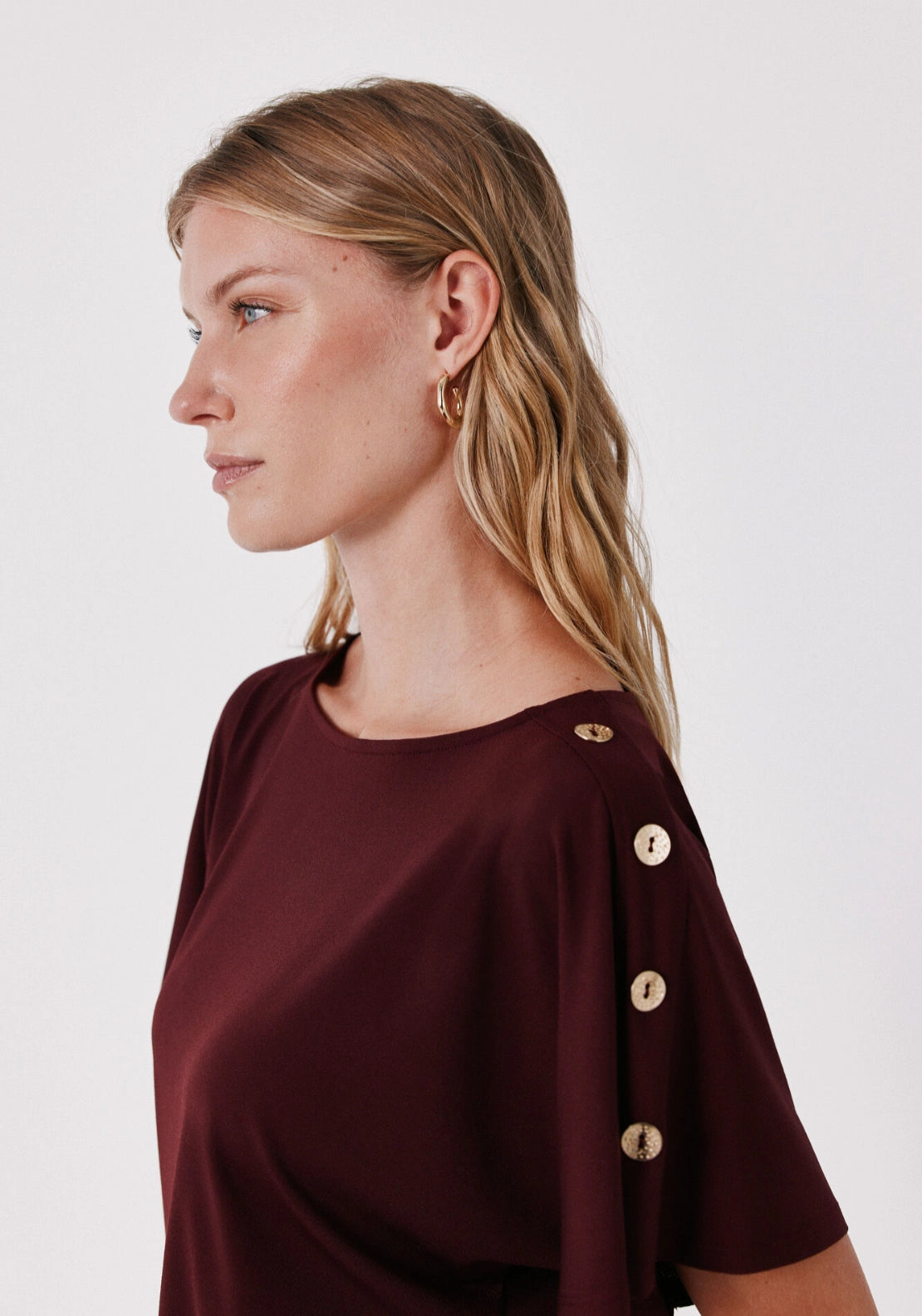 Fluid basic top - Maroon