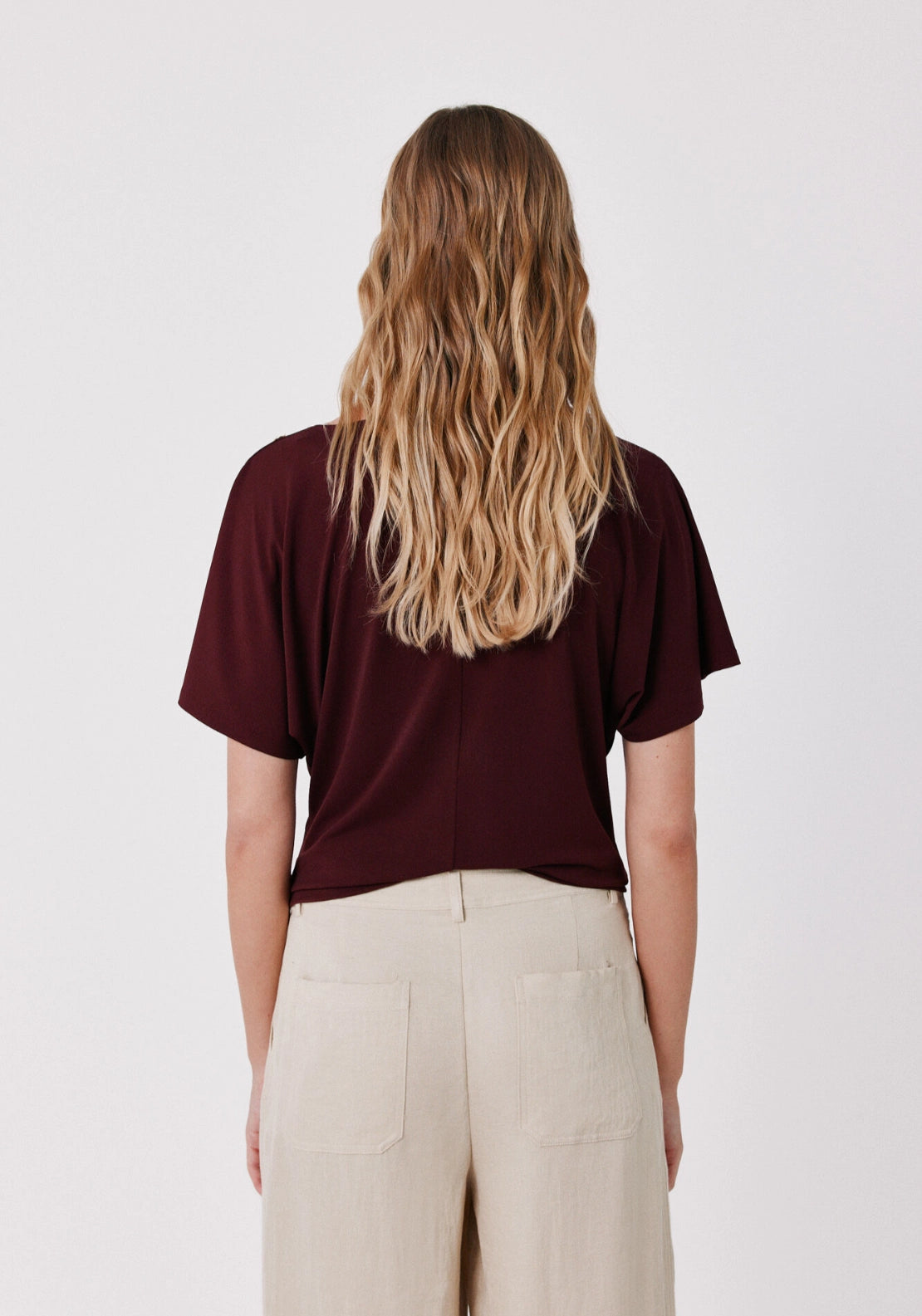 Fluid basic top - Maroon