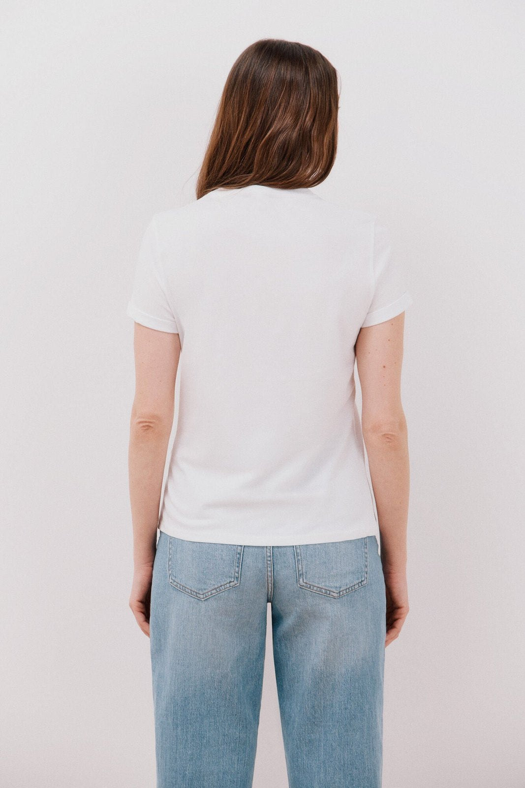 Cortefiel Basic printed t-shirt - White Print 5 Shaws Department Stores