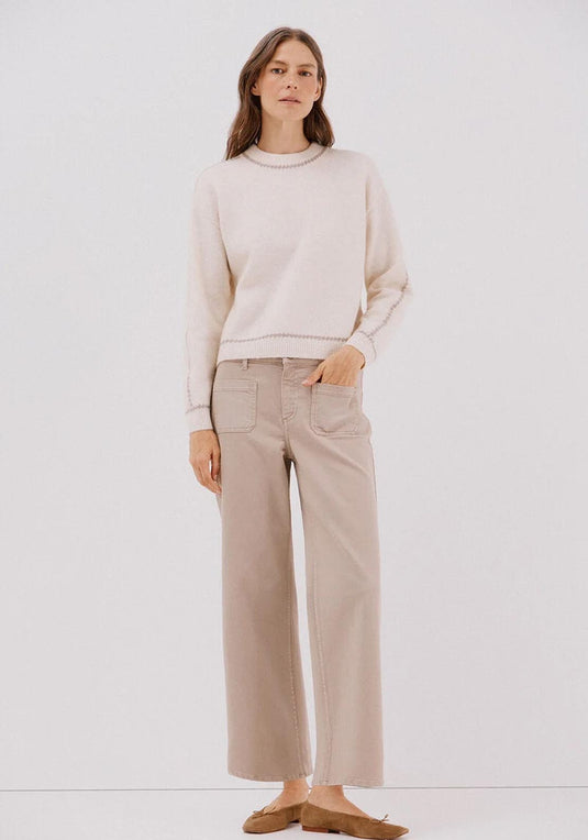 Marine Trousers Pockets - Beige