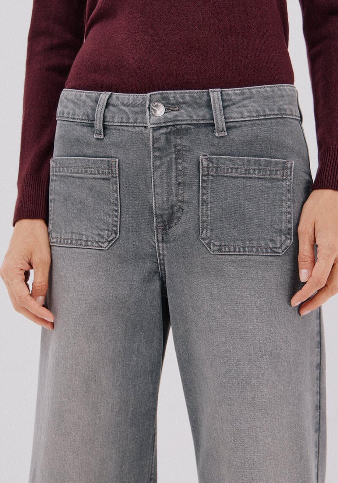 Marine Trousers Pockets - Charcoal Grey