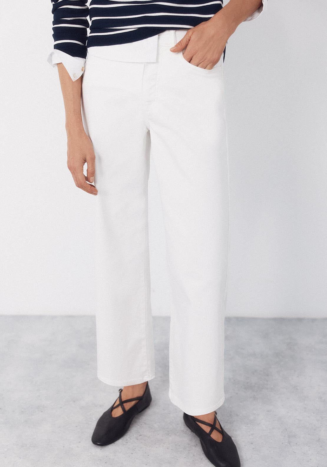 Sensational Marine Jeans - White