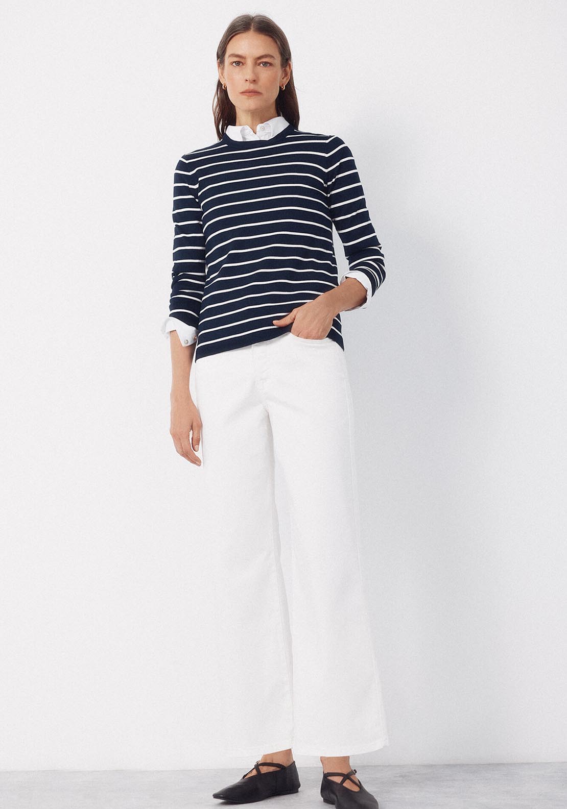 Sensational Marine Jeans - White