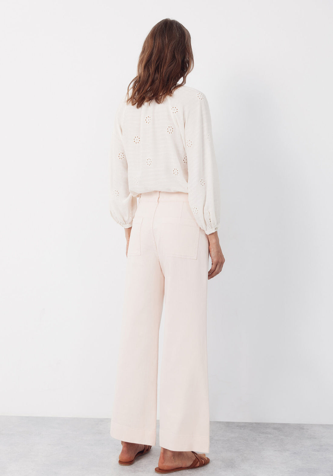 Cortefiel Piping Trousers - Pink 2 Shaws Department Stores