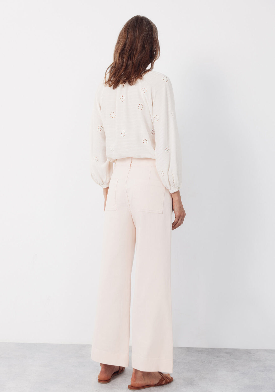 Cortefiel Piping Trousers - Pink 2 Shaws Department Stores
