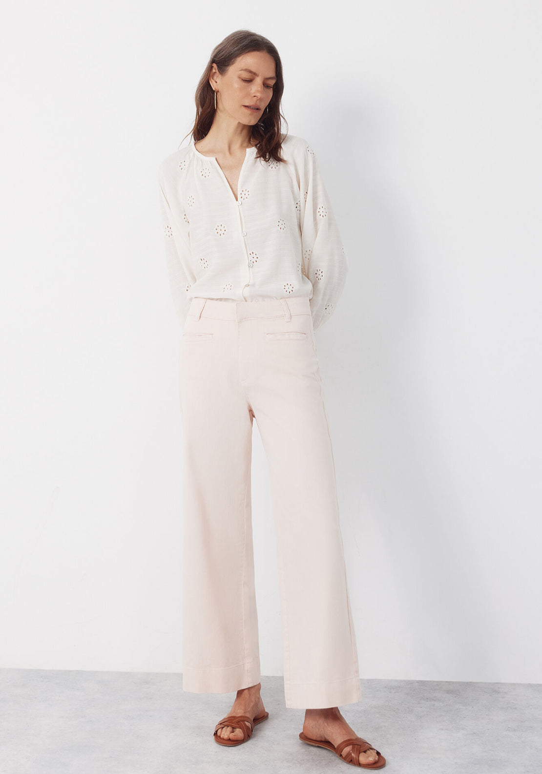 Cortefiel Piping Trousers - Pink 4 Shaws Department Stores