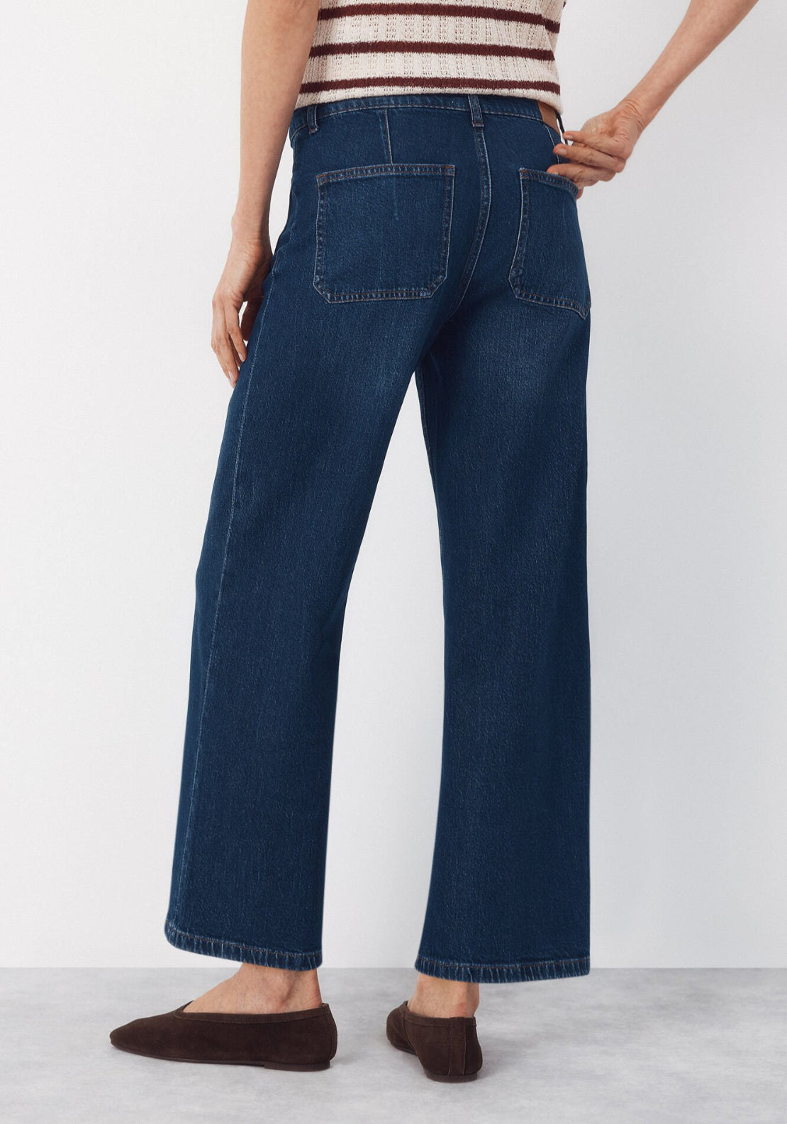 Cortefiel Marine Pocket Jeans - Blue 2 Shaws Department Stores