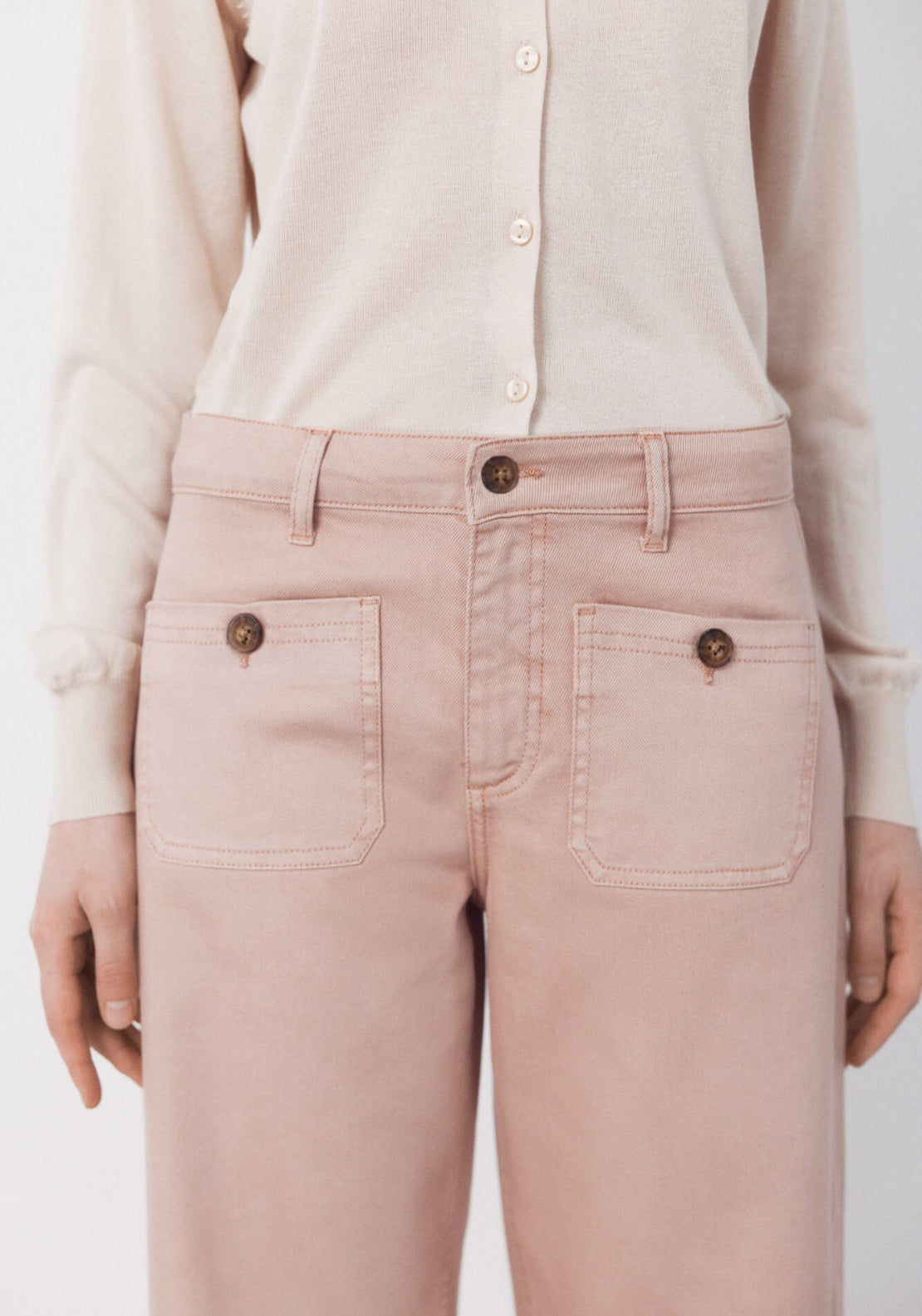 Cortefiel Marine Pocket Jeans - Pink 4 Shaws Department Stores