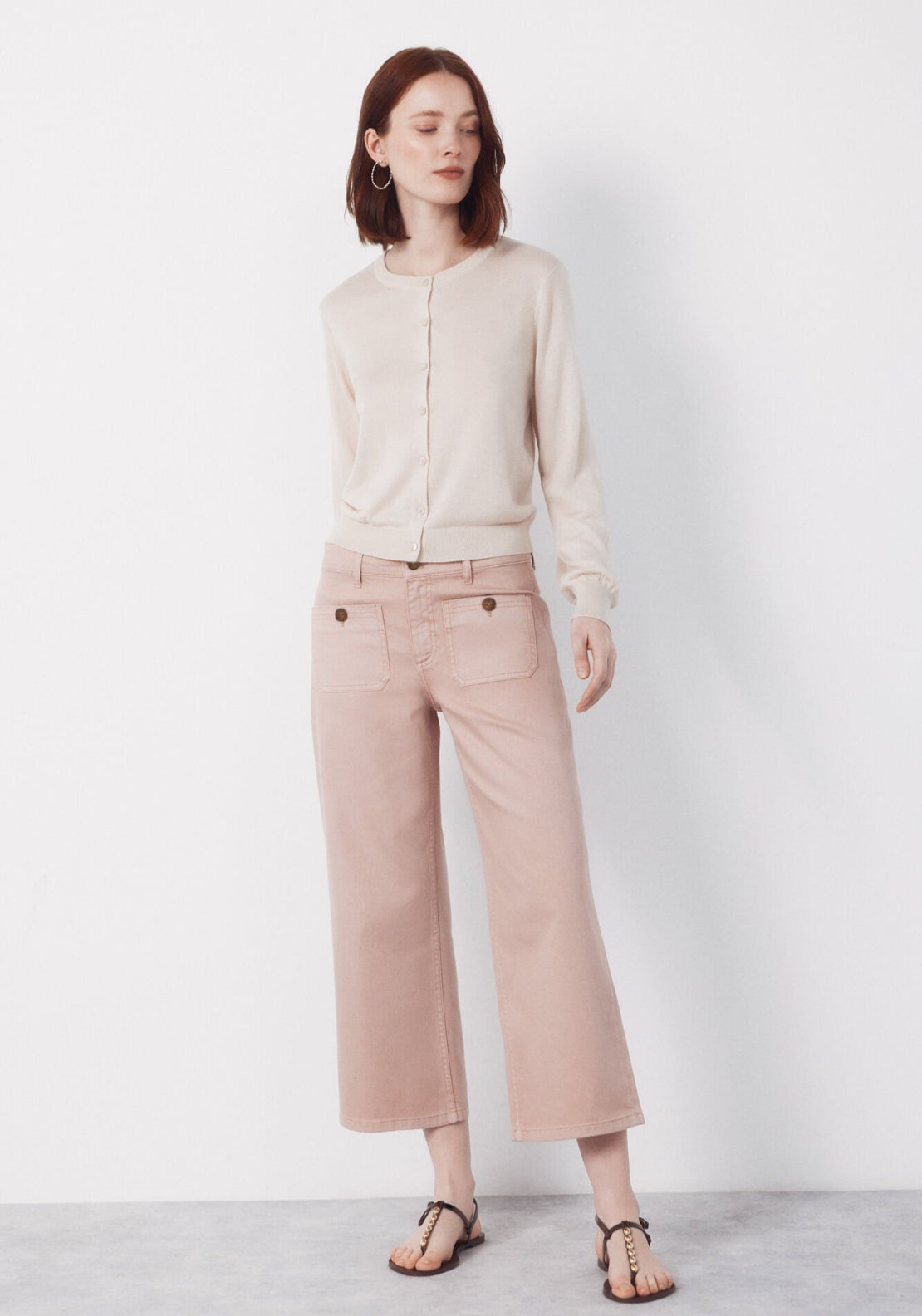 Cortefiel Marine Pocket Jeans - Pink 5 Shaws Department Stores