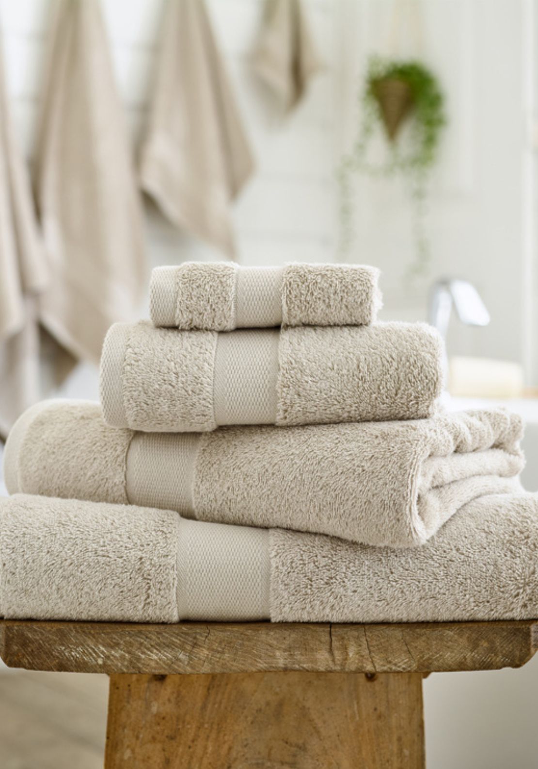 Egyptian Embrace Egyptian Cotton Towel 550gsm - Pebble 1 Shaws Department Stores