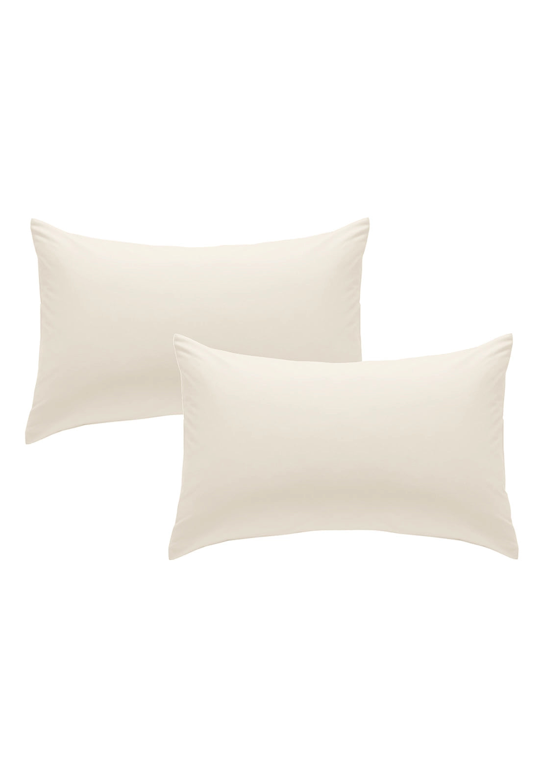 The Home Collection 300 Thread Count Pillowcase Pair - Cream 1 Shaws Department Stores