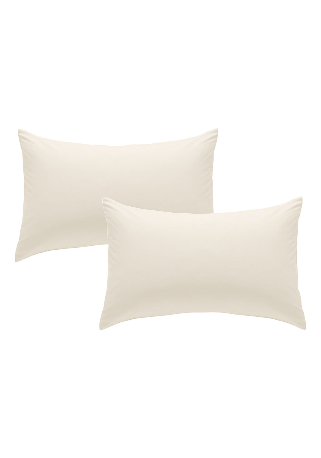 The Home Luxury Collection 200 Thread Count Pillowcase Pair - Cream 1 Shaws Department Stores