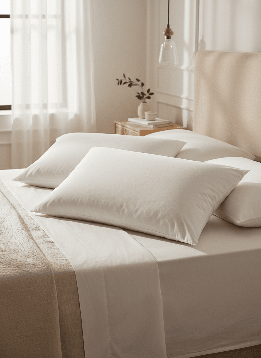 The Home Collection Luxury Pillow Pair - White 1 Shaws Department Stores