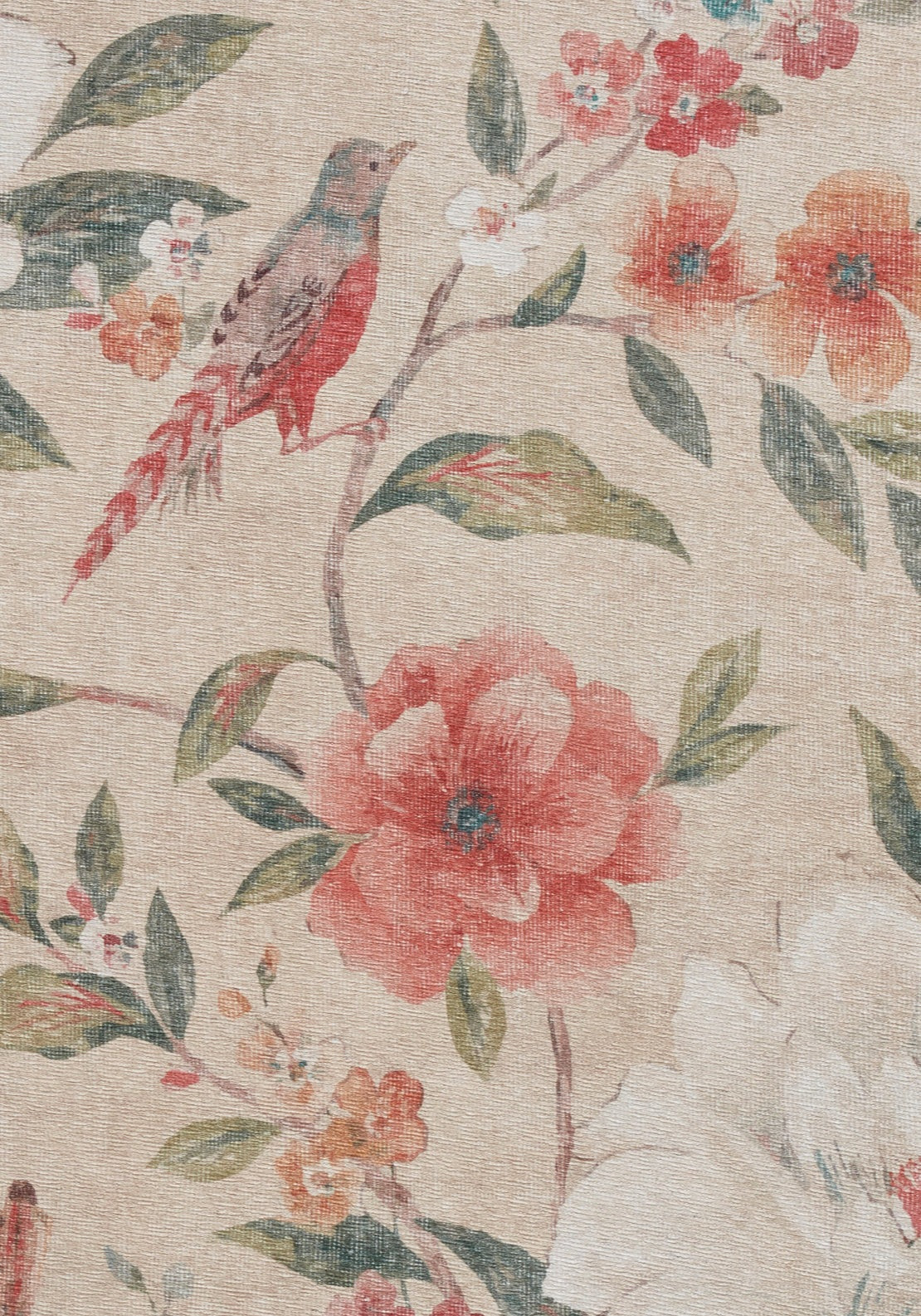 Catherine Lansfield Country Floral Rug - Nude 7 Shaws Department Stores