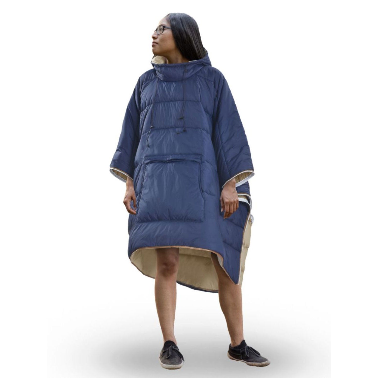 Hamac-poncho polaire 3 en 1