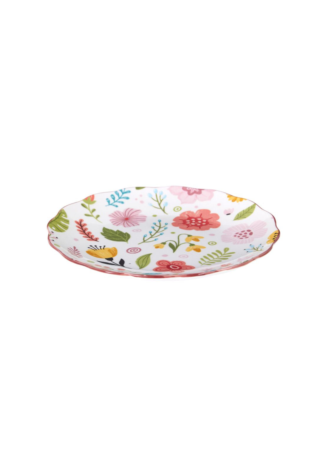 Flower Design Plate - Floral