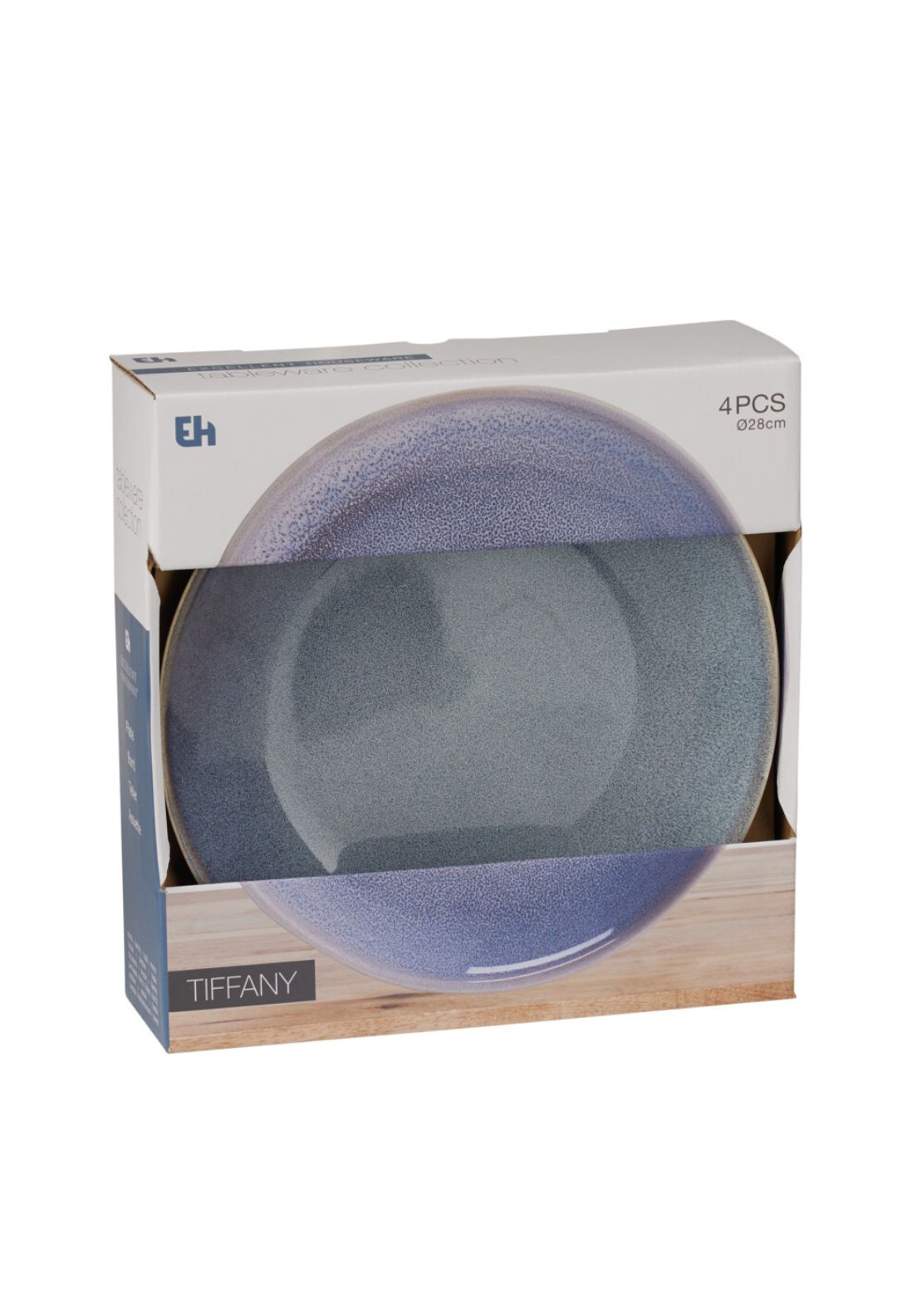 Tiffany Plates 28cm Set Of 5 - Blue