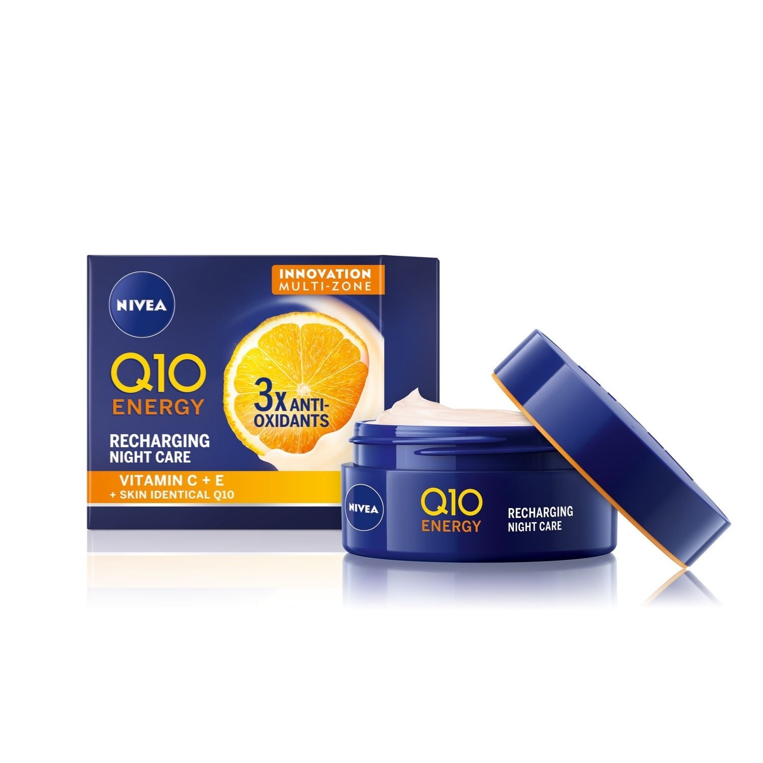 Nivea Q10 Energy Night Cream - 50ml 1 Shaws Department Stores