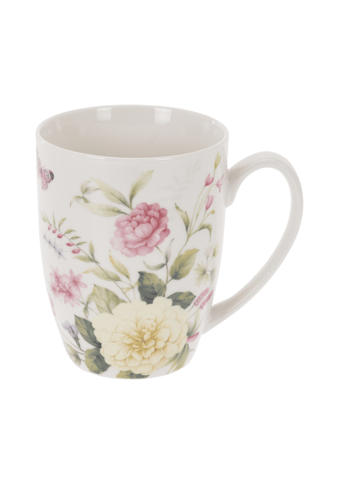 The Home Collection New Bone Floral Mug 1 Shaws Department Stores