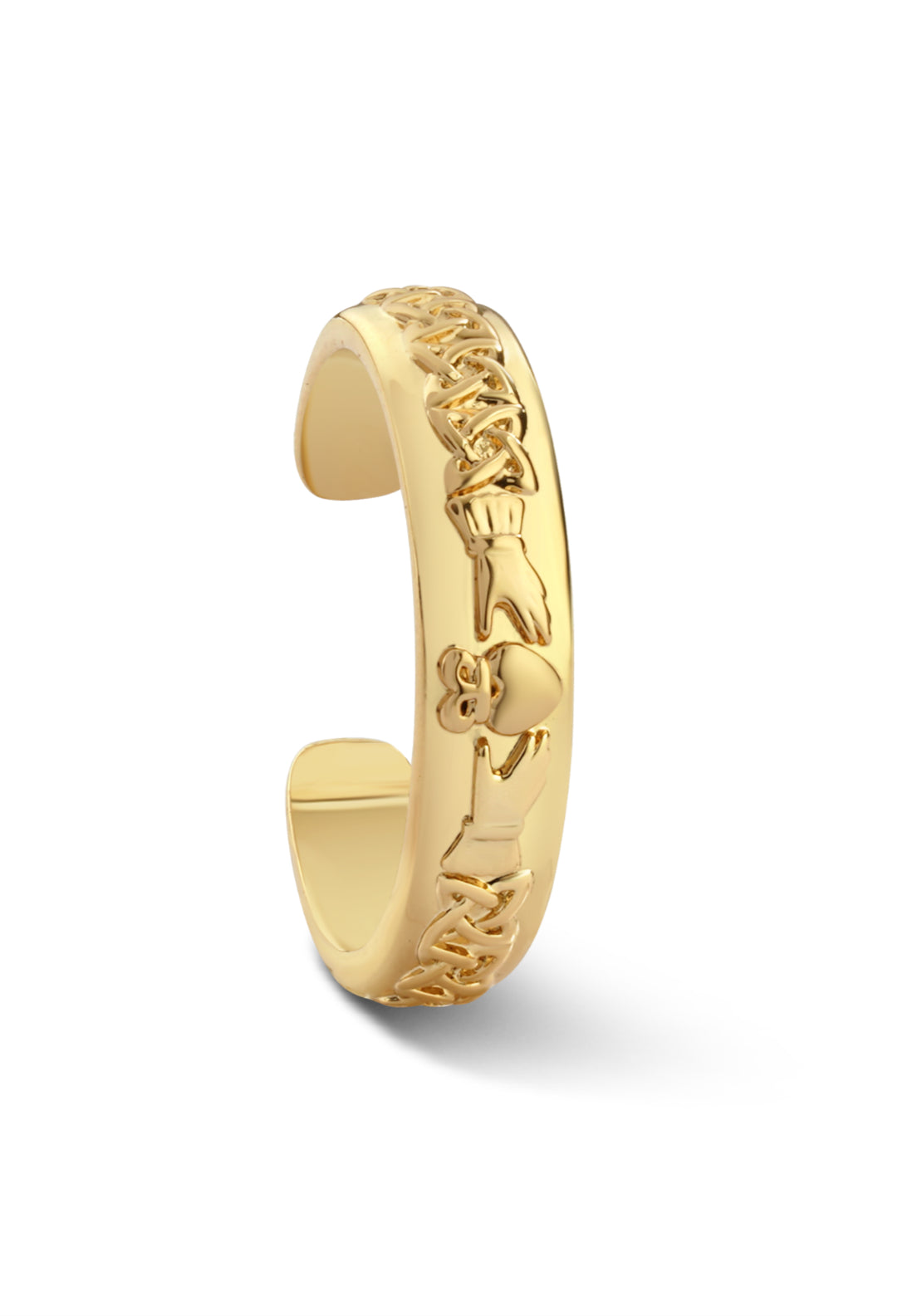 Cladagh Band Ring - Gold