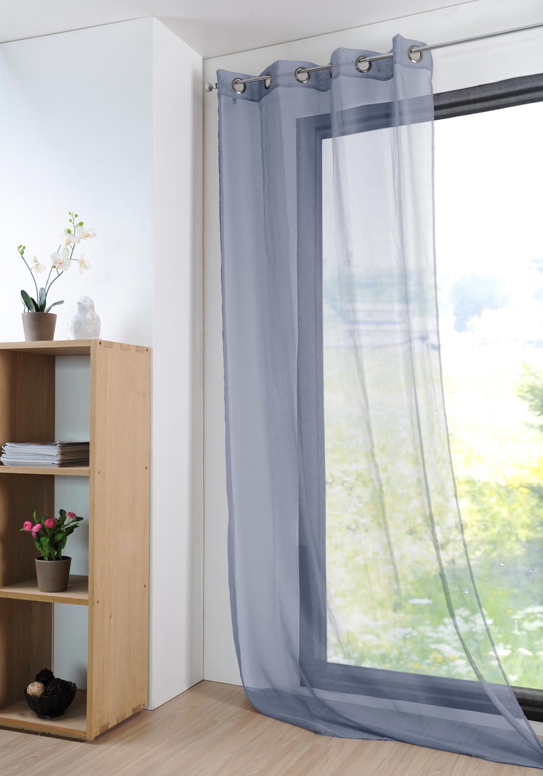 The Home Collection Monna Curtain - Blue 2 Shaws Department Stores