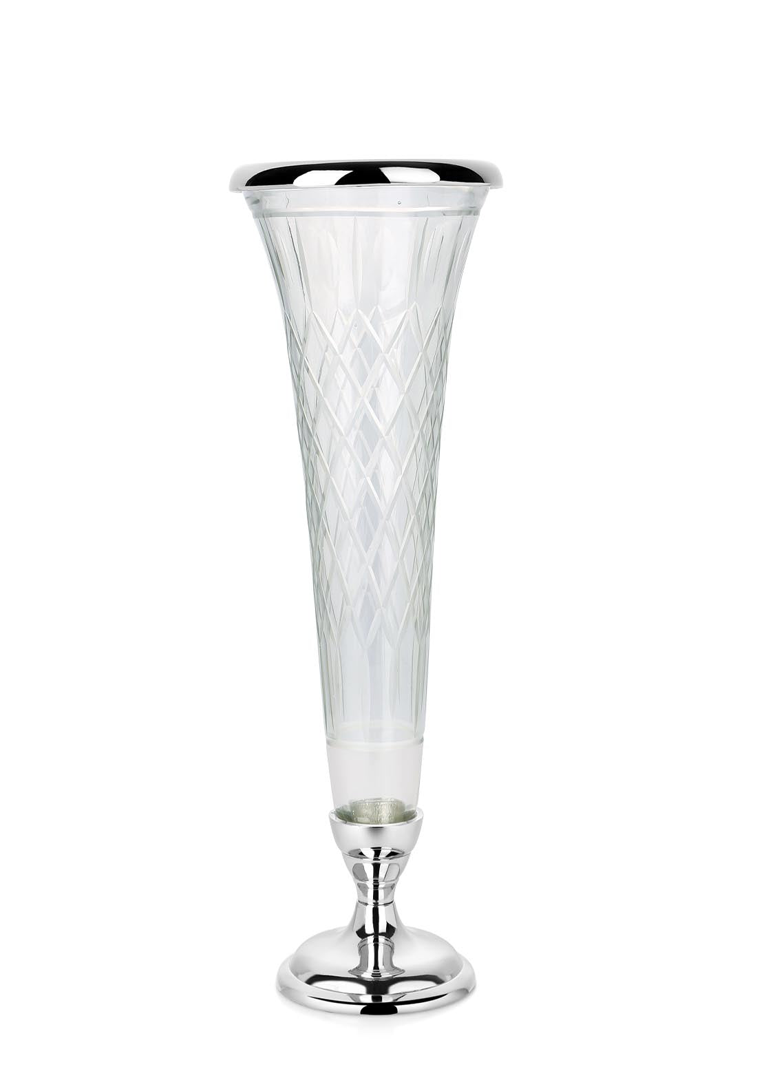 Newbridge Silverware Medium Cut Glass Vase 1 Shaws Department Stores