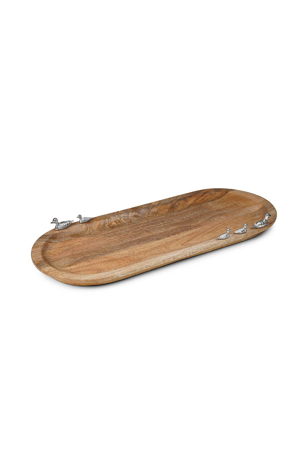 Newbridge Silverware Oval Mango Wood Tray With Duck 1 Shaws Department Stores