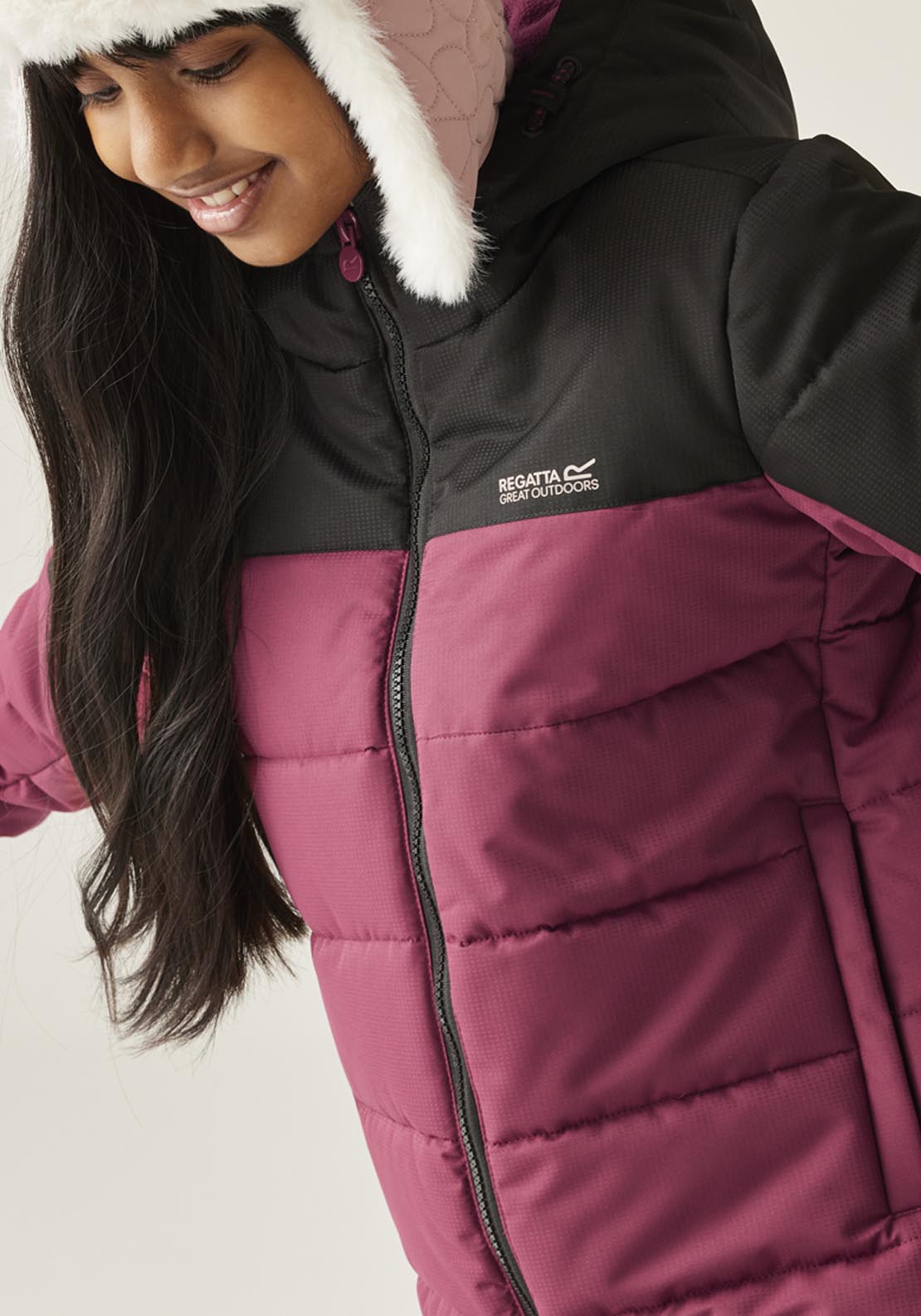 Lofthouse Hooded Coat - Dark Pimento