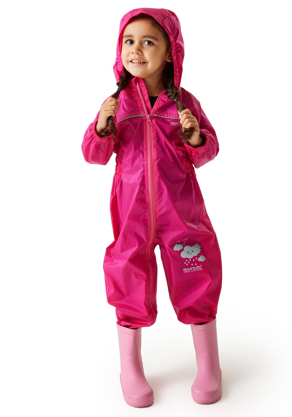 Puddle Rainsuit - Jem Pink