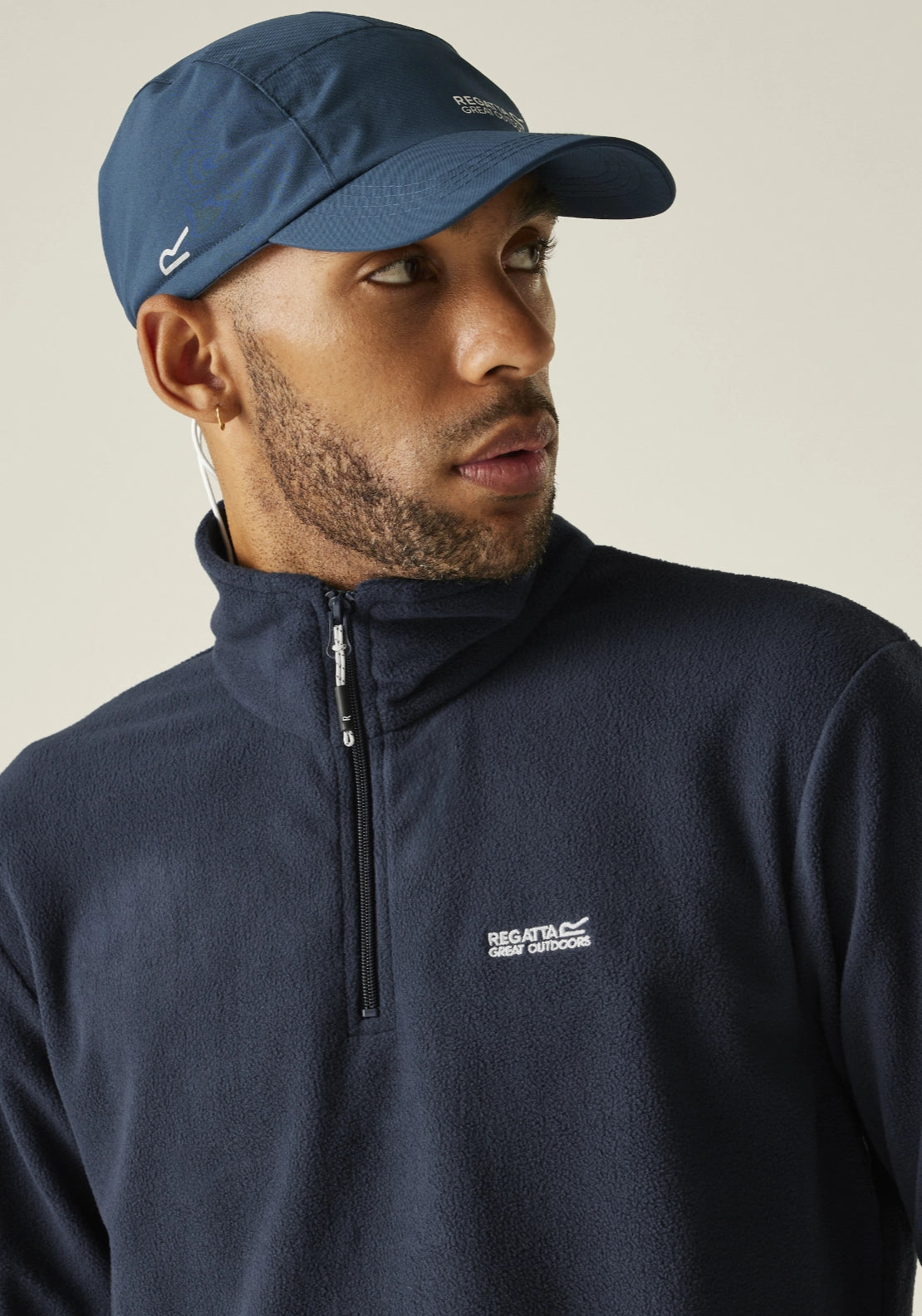 Thompson 1/4 Zip Fleece - Navy