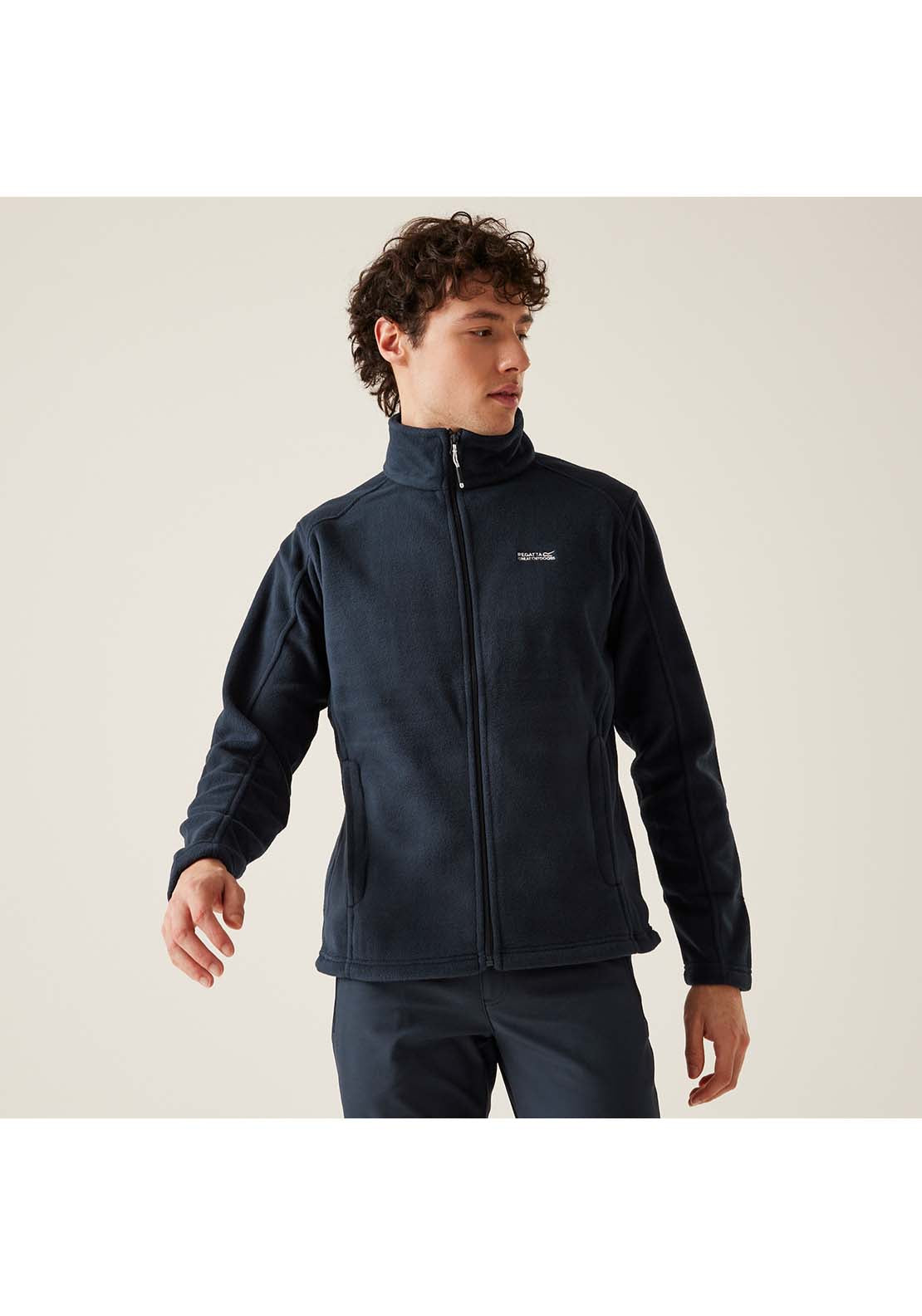 Regatta Full Zip Fleece - Navy 2 Shaws Department Stores