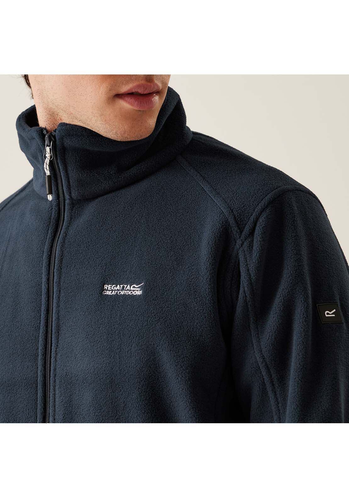 Regatta Full Zip Fleece - Navy 5 Shaws Department Stores