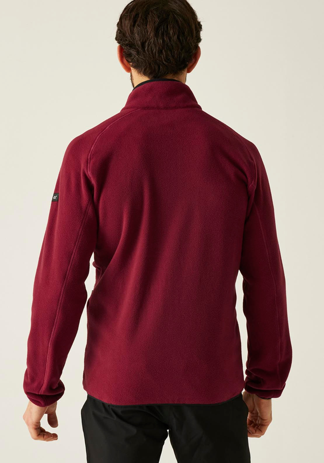 Hadfield Full Zip Fleece - Dark Maroon