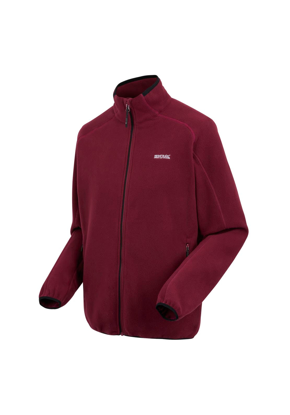 Hadfield Full Zip Fleece - Dark Maroon