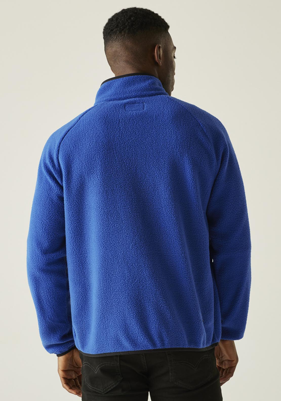 Frankie Borg 1/2 Zip Fleece - Blue