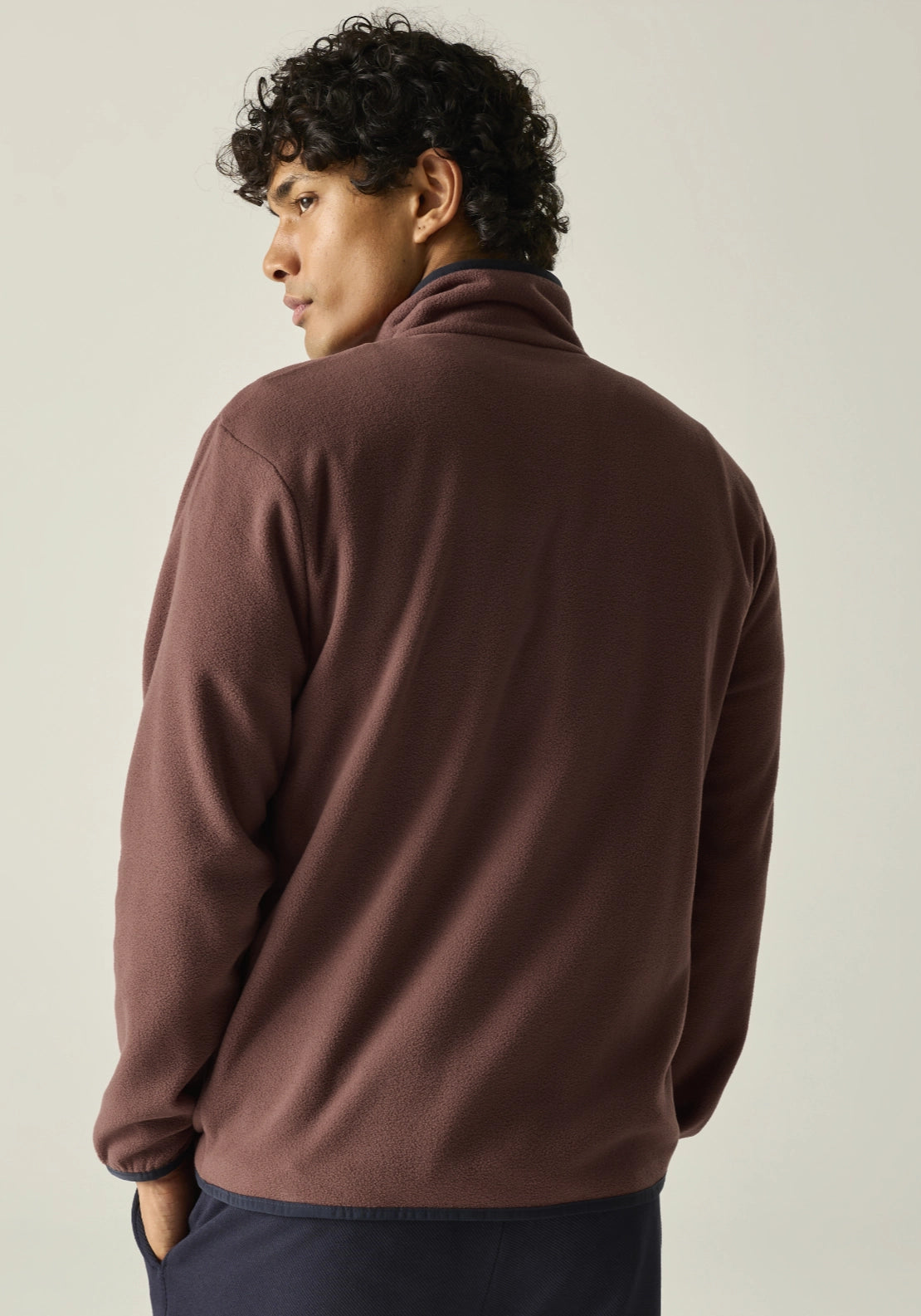 Frankie Full Zip Fleece - Dark Cherry