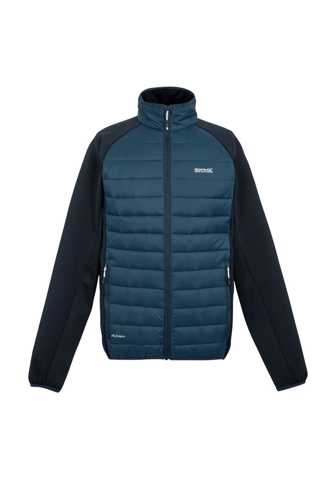 Regatta Clumber Iv Hybrid Fleece - Moonltdn/nvy 7 Shaws Department Stores