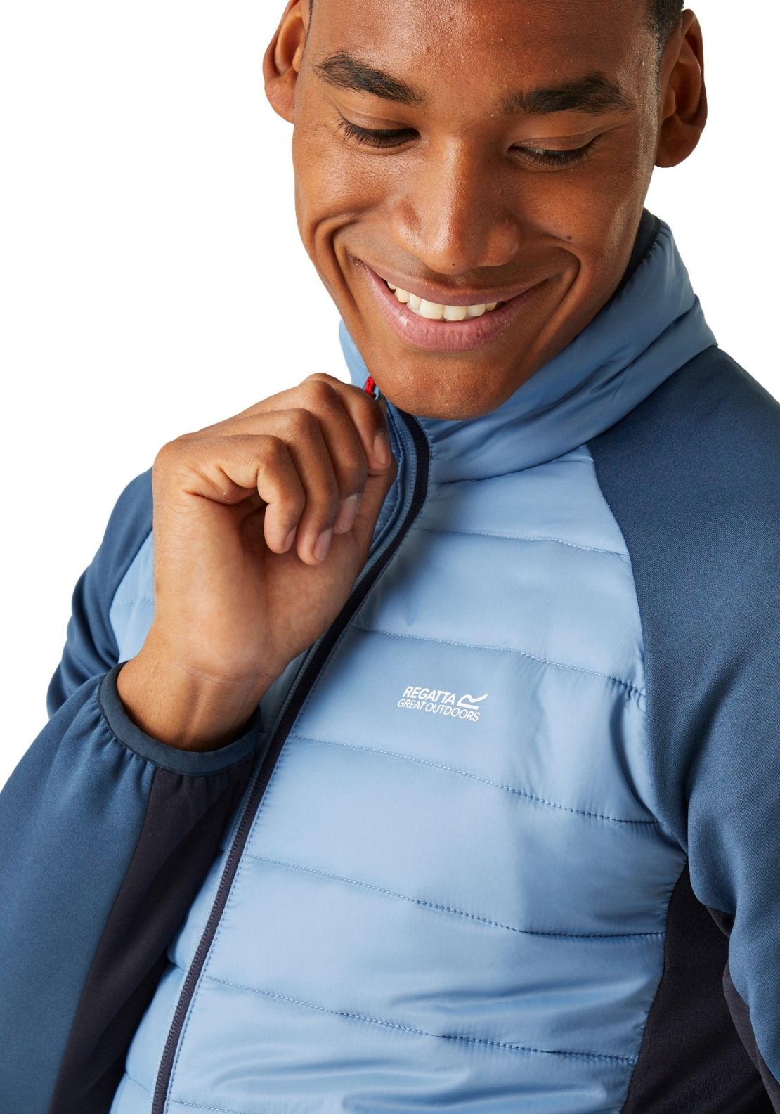 Regatta Clumber Iv Hybrid Fleece - Coronet Blue/moonlight Denim 4 Shaws Department Stores
