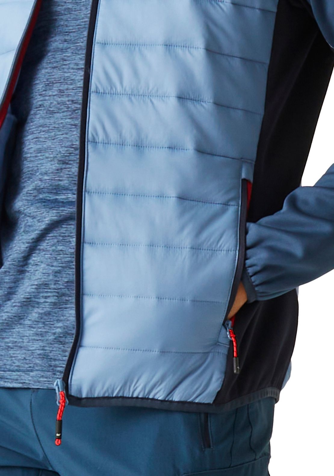 Regatta Clumber Iv Hybrid Fleece - Coronet Blue/moonlight Denim 5 Shaws Department Stores