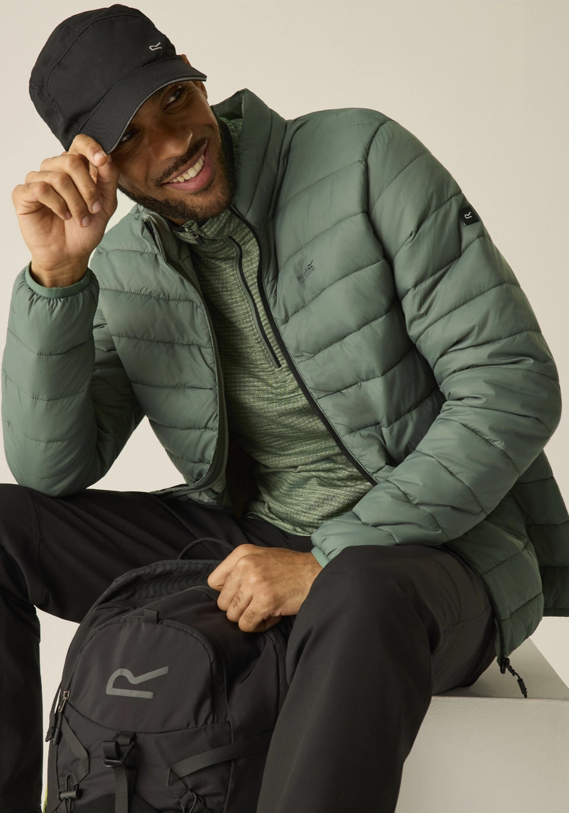 Marizion Light Puffa Jacket - Dark Forest
