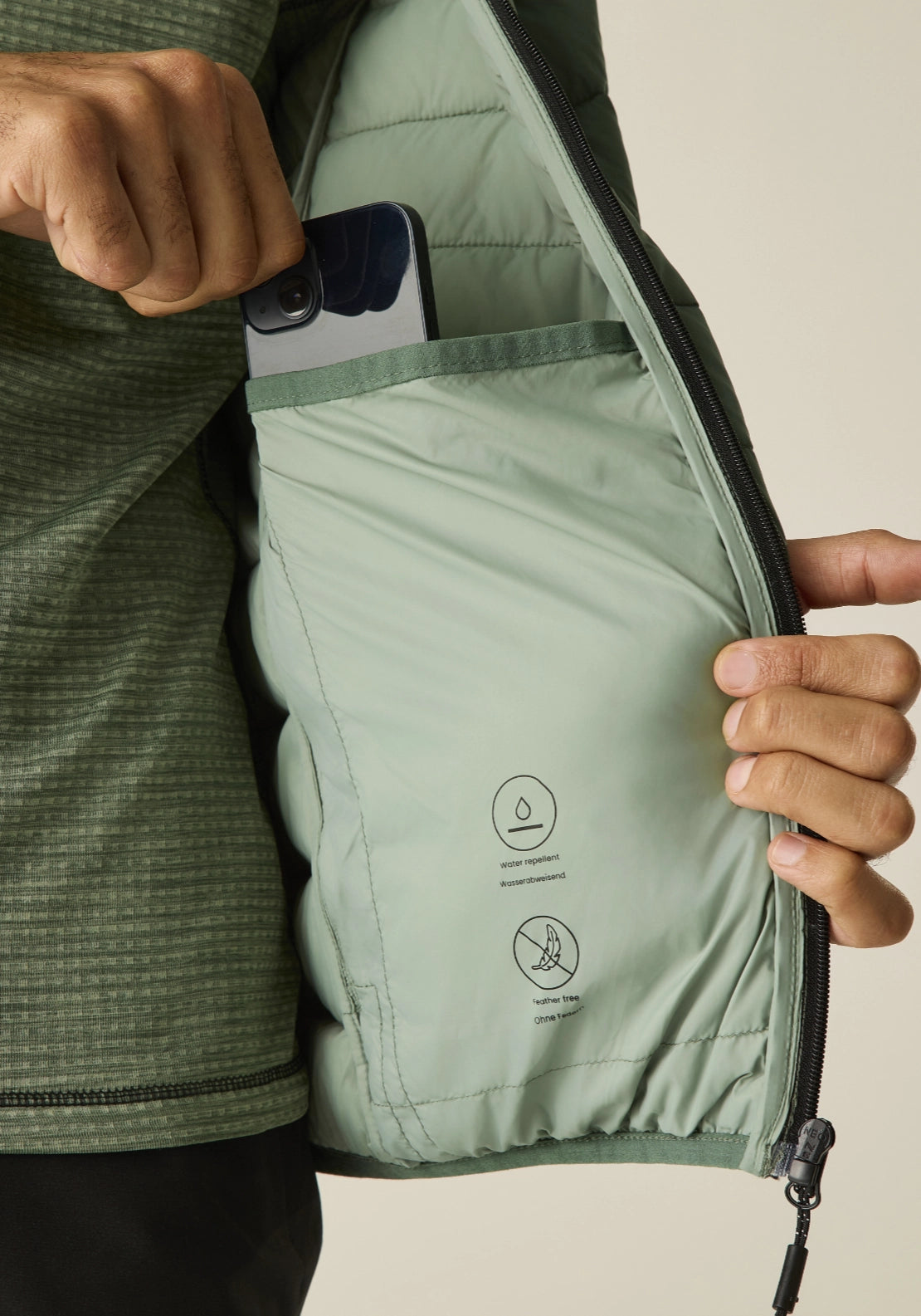 Marizion Light Puffa Jacket - Dark Forest