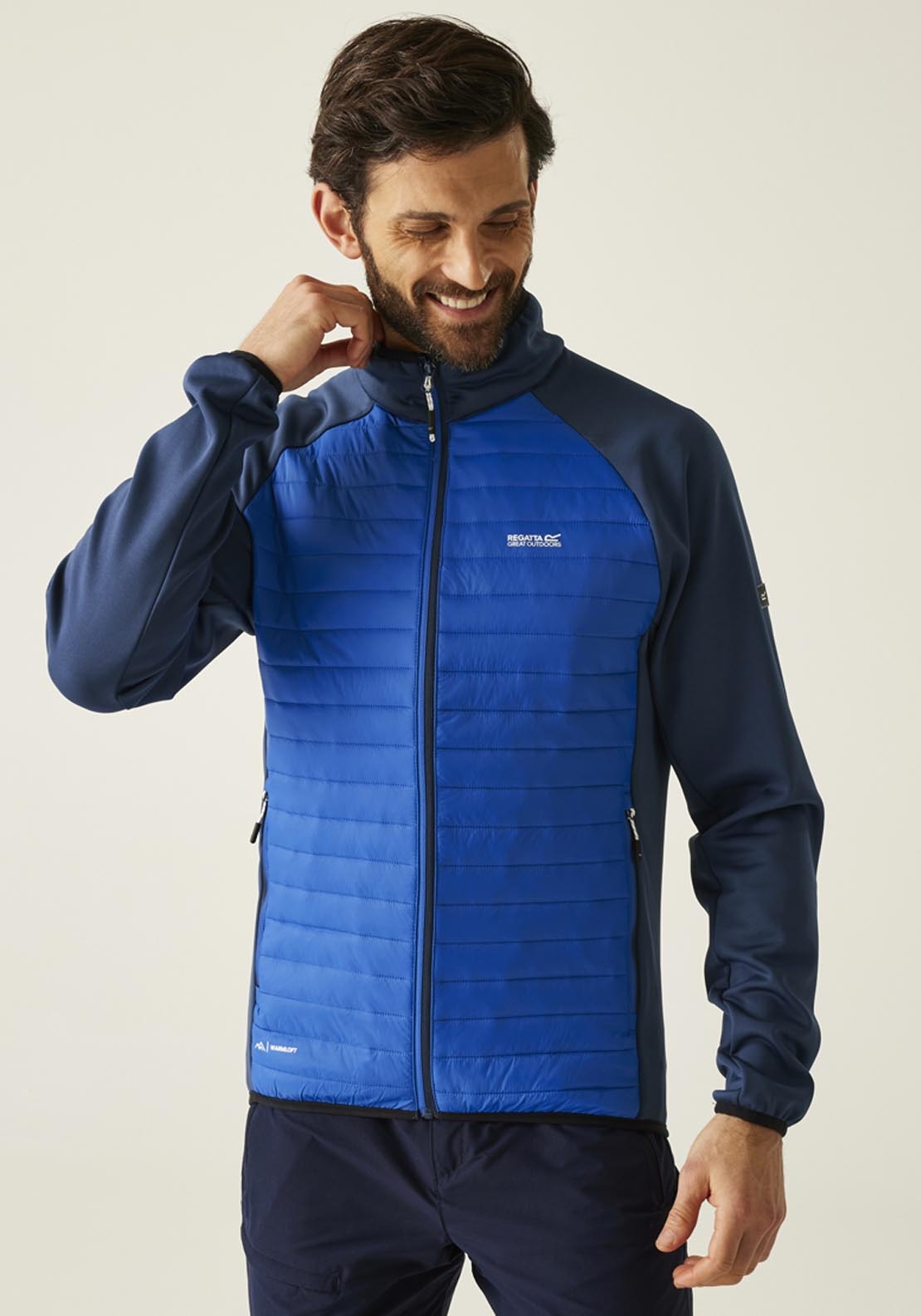 Clumber Hybrid Jacket - Snorkel Blue/midnight Denim