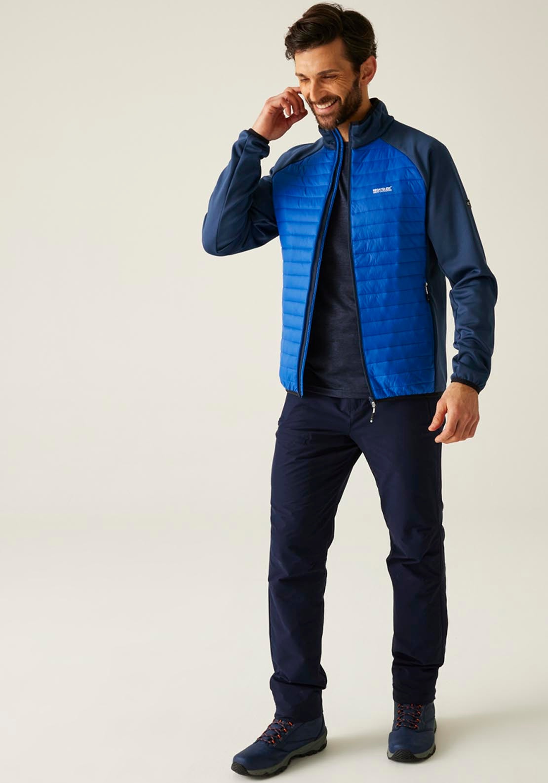 Clumber Hybrid Jacket - Snorkel Blue/midnight Denim