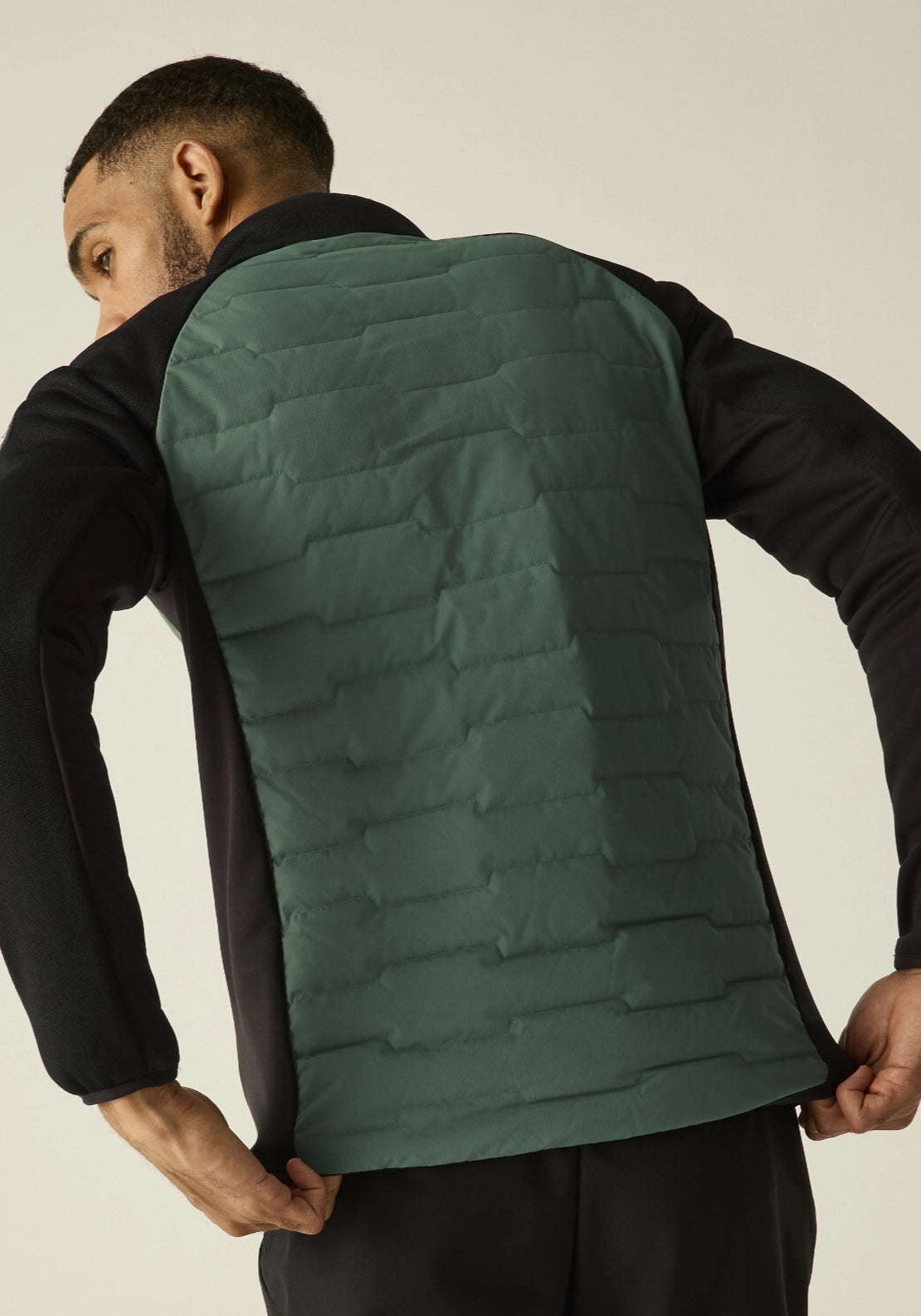 Cyrus Hybrid Jacket - Dk Forest/black
