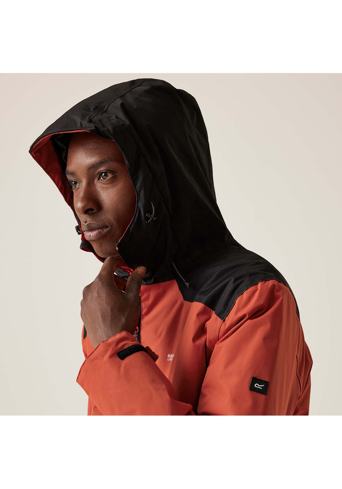 Regatta 3/4 Zip Jacket - Red Ocre/black 4 Shaws Department Stores