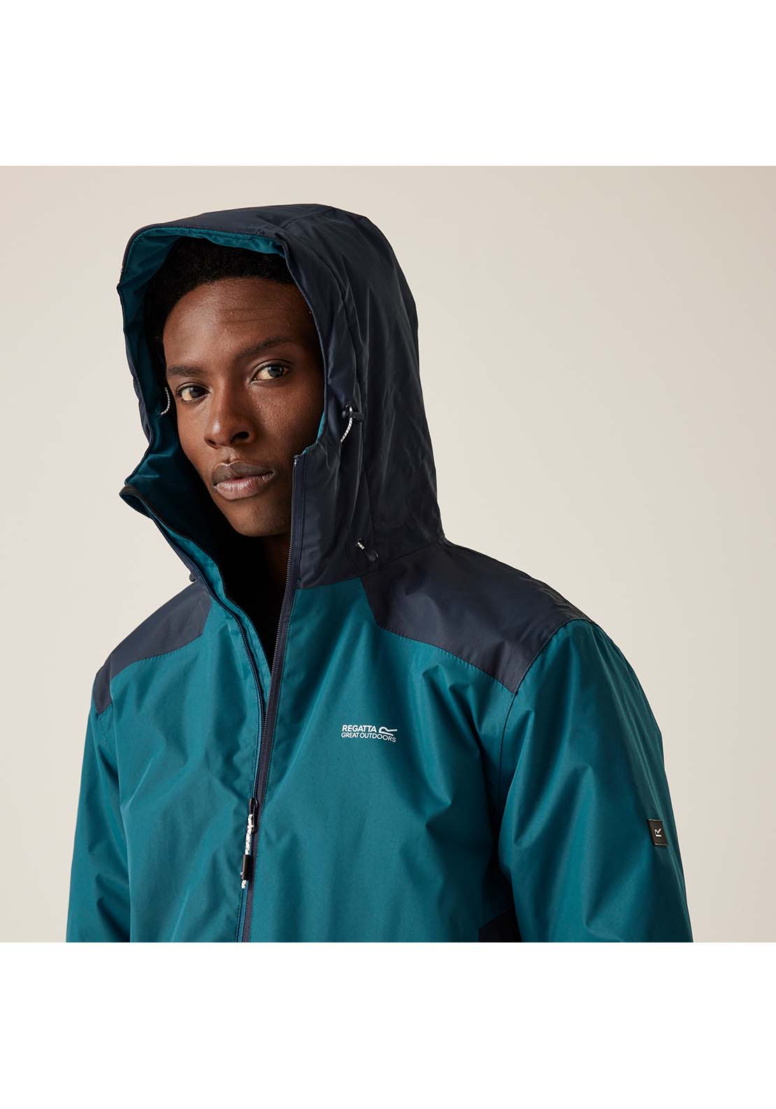 Regatta 3/4 Zip Jacket - Moroccan Blue/Navy 3 Shaws Department Stores
